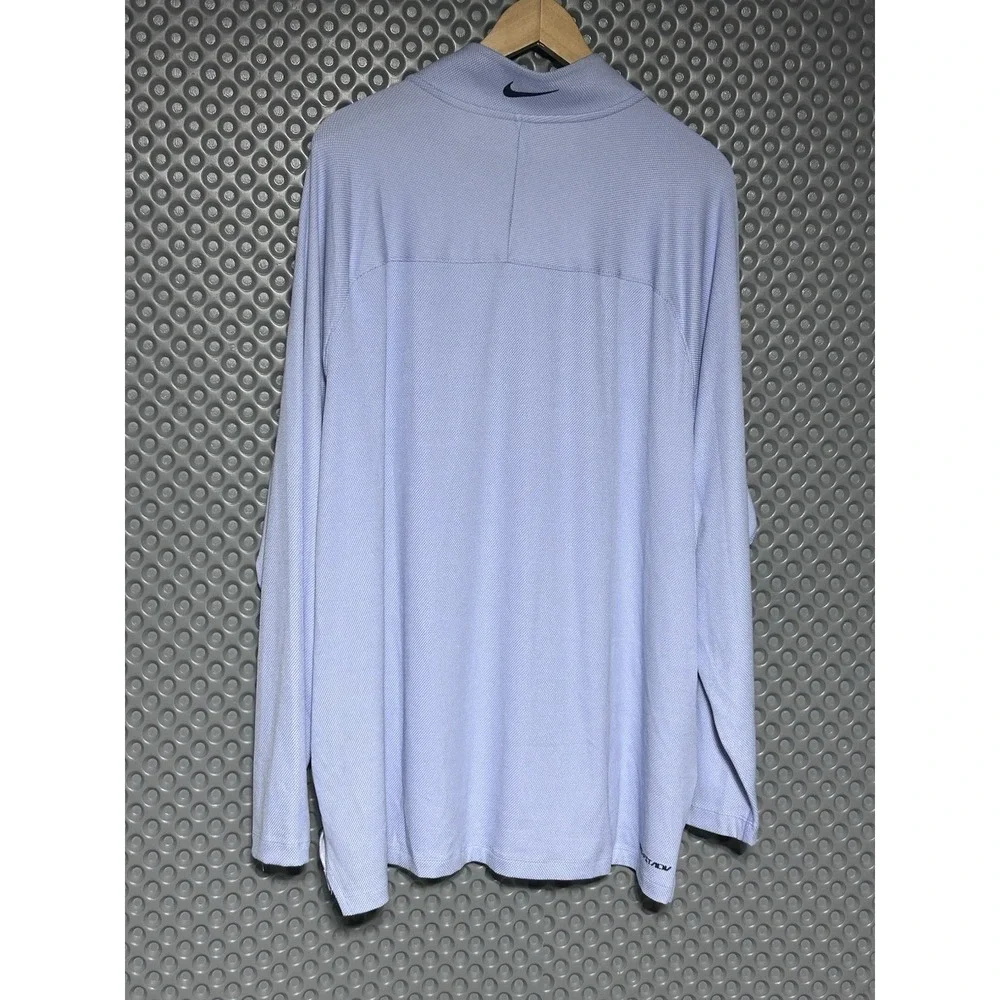 NWT Nike Men's Dri-Fit Vapor 1/4 Zip Golf XXL Pullover DH0982-569 Light Purple